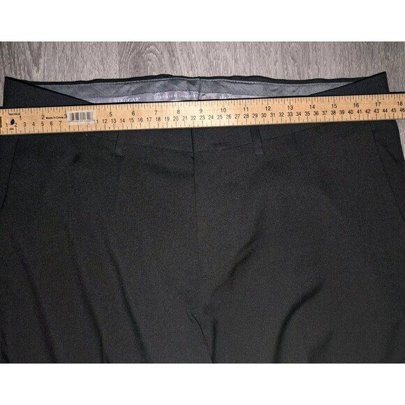 Haggar Dress Pants Classic Fit Premium Comfort Black Size 34 Waist x 29 Length - Picture 7 of 15